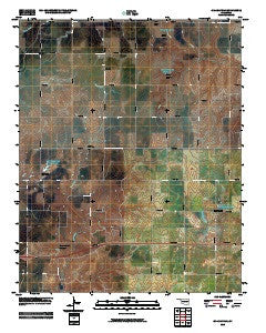 Indianapolis Oklahoma Historical topographic map, 1:24000 scale, 7.5 X 7.5 Minute, Year 2010
