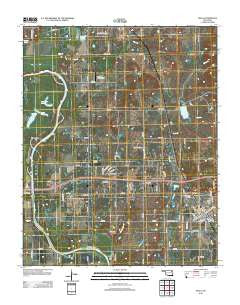 Inola Oklahoma Historical topographic map, 1:24000 scale, 7.5 X 7.5 Minute, Year 2013