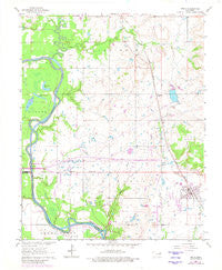 Inola Oklahoma Historical topographic map, 1:24000 scale, 7.5 X 7.5 Minute, Year 1963