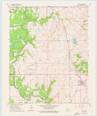 Inola Oklahoma Historical topographic map, 1:24000 scale, 7.5 X 7.5 Minute, Year 1963