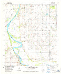Irving Oklahoma Historical topographic map, 1:24000 scale, 7.5 X 7.5 Minute, Year 1984