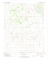Isabella Oklahoma Historical topographic map, 1:24000 scale, 7.5 X 7.5 Minute, Year 1972