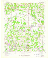 Jones Oklahoma Historical topographic map, 1:24000 scale, 7.5 X 7.5 Minute, Year 1955