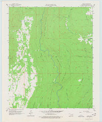 Jumbo Oklahoma Historical topographic map, 1:24000 scale, 7.5 X 7.5 Minute, Year 1957