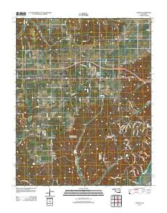 Kansas Oklahoma Historical topographic map, 1:24000 scale, 7.5 X 7.5 Minute, Year 2012