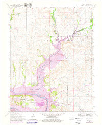 Kaw City Oklahoma Historical topographic map, 1:24000 scale, 7.5 X 7.5 Minute, Year 1964