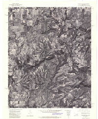 Keefeton SW Oklahoma Historical topographic map, 1:24000 scale, 7.5 X 7.5 Minute, Year 1972
