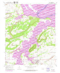 Keota Oklahoma Historical topographic map, 1:24000 scale, 7.5 X 7.5 Minute, Year 1967