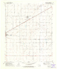 Keyes East Oklahoma Historical topographic map, 1:24000 scale, 7.5 X 7.5 Minute, Year 1971