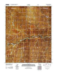 Keyes NW Oklahoma Historical topographic map, 1:24000 scale, 7.5 X 7.5 Minute, Year 2011
