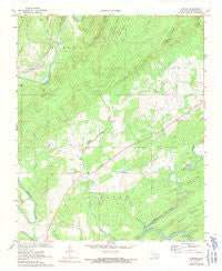 Kosoma Oklahoma Historical topographic map, 1:24000 scale, 7.5 X 7.5 Minute, Year 1972