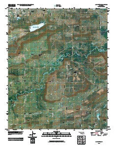 Lafayette Oklahoma Historical topographic map, 1:24000 scale, 7.5 X 7.5 Minute, Year 2010