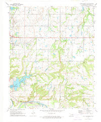 Lake Holdenville Oklahoma Historical topographic map, 1:24000 scale, 7.5 X 7.5 Minute, Year 1972