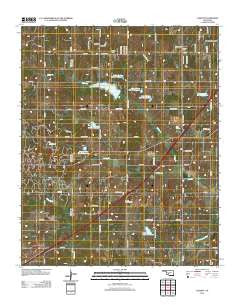 Laverty Oklahoma Historical topographic map, 1:24000 scale, 7.5 X 7.5 Minute, Year 2012