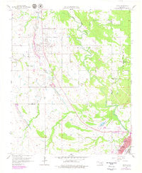 Lehigh Oklahoma Historical topographic map, 1:24000 scale, 7.5 X 7.5 Minute, Year 1957