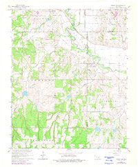 Lindsay SW Oklahoma Historical topographic map, 1:24000 scale, 7.5 X 7.5 Minute, Year 1966