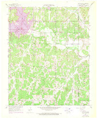 Little Axe Oklahoma Historical topographic map, 1:24000 scale, 7.5 X 7.5 Minute, Year 1958
