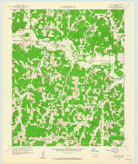 Little Axe Oklahoma Historical topographic map, 1:24000 scale, 7.5 X 7.5 Minute, Year 1958