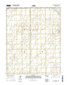 Little Ponderosa Oklahoma Current topographic map, 1:24000 scale, 7.5 X 7.5 Minute, Year 2016
