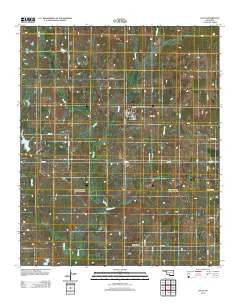 Loco Oklahoma Historical topographic map, 1:24000 scale, 7.5 X 7.5 Minute, Year 2012