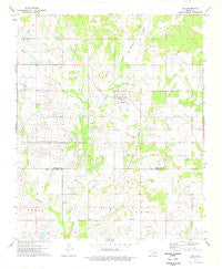 Loco Oklahoma Historical topographic map, 1:24000 scale, 7.5 X 7.5 Minute, Year 1974