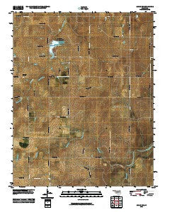 Logan NW Oklahoma Historical topographic map, 1:24000 scale, 7.5 X 7.5 Minute, Year 2010