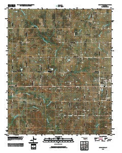 Lone Grove Oklahoma Historical topographic map, 1:24000 scale, 7.5 X 7.5 Minute, Year 2009