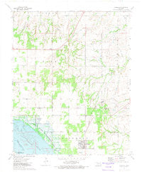 Longdale Oklahoma Historical topographic map, 1:24000 scale, 7.5 X 7.5 Minute, Year 1972