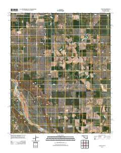 Louis Oklahoma Historical topographic map, 1:24000 scale, 7.5 X 7.5 Minute, Year 2012