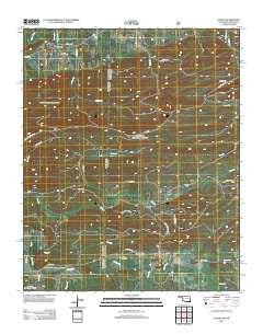 Loving Oklahoma Historical topographic map, 1:24000 scale, 7.5 X 7.5 Minute, Year 2013