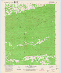 Loving Oklahoma Historical topographic map, 1:24000 scale, 7.5 X 7.5 Minute, Year 1958