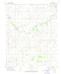 Loyal Oklahoma Historical topographic map, 1:24000 scale, 7.5 X 7.5 Minute, Year 1972