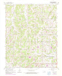 Luther SE Oklahoma Historical topographic map, 1:24000 scale, 7.5 X 7.5 Minute, Year 1966