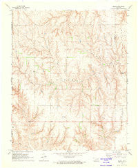 Madge Oklahoma Historical topographic map, 1:24000 scale, 7.5 X 7.5 Minute, Year 1971