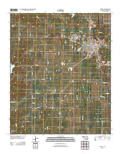 Madill Oklahoma Historical topographic map, 1:24000 scale, 7.5 X 7.5 Minute, Year 2013