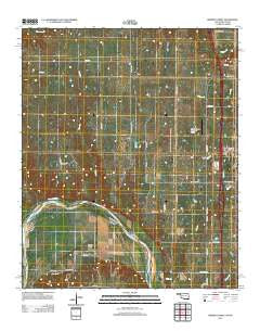 Marietta West Oklahoma Historical topographic map, 1:24000 scale, 7.5 X 7.5 Minute, Year 2013