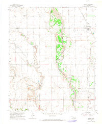 Martha Oklahoma Historical topographic map, 1:24000 scale, 7.5 X 7.5 Minute, Year 1964