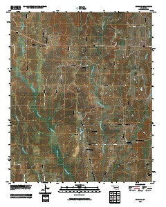 McMillan Oklahoma Historical topographic map, 1:24000 scale, 7.5 X 7.5 Minute, Year 2009
