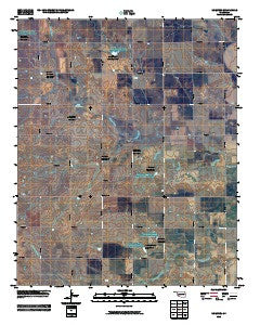 McQueen Oklahoma Historical topographic map, 1:24000 scale, 7.5 X 7.5 Minute, Year 2010