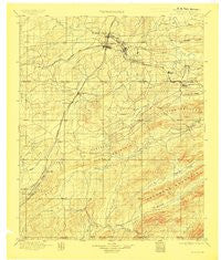 Mc Alester Oklahoma Historical topographic map, 1:125000 scale, 30 X 30 Minute, Year 1898