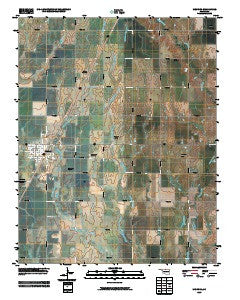 Medford Oklahoma Historical topographic map, 1:24000 scale, 7.5 X 7.5 Minute, Year 2009