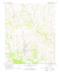 Mill Creek Oklahoma Historical topographic map, 1:24000 scale, 7.5 X 7.5 Minute, Year 1963