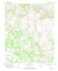Milo Oklahoma Historical topographic map, 1:24000 scale, 7.5 X 7.5 Minute, Year 1969