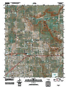 Mingo Oklahoma Historical topographic map, 1:24000 scale, 7.5 X 7.5 Minute, Year 2010