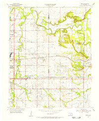 Mingo Oklahoma Historical topographic map, 1:24000 scale, 7.5 X 7.5 Minute, Year 1955