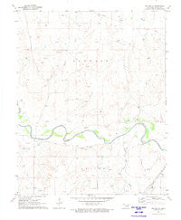 Mocane SE Oklahoma Historical topographic map, 1:24000 scale, 7.5 X 7.5 Minute, Year 1970
