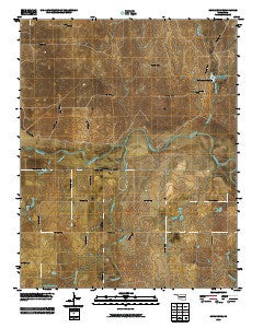 Mocane SW Oklahoma Historical topographic map, 1:24000 scale, 7.5 X 7.5 Minute, Year 2010