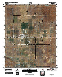 Mooreland Oklahoma Historical topographic map, 1:24000 scale, 7.5 X 7.5 Minute, Year 2010