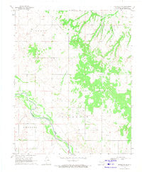 Mooreland SE Oklahoma Historical topographic map, 1:24000 scale, 7.5 X 7.5 Minute, Year 1969