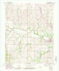 Morrison Oklahoma Historical topographic map, 1:24000 scale, 7.5 X 7.5 Minute, Year 1972